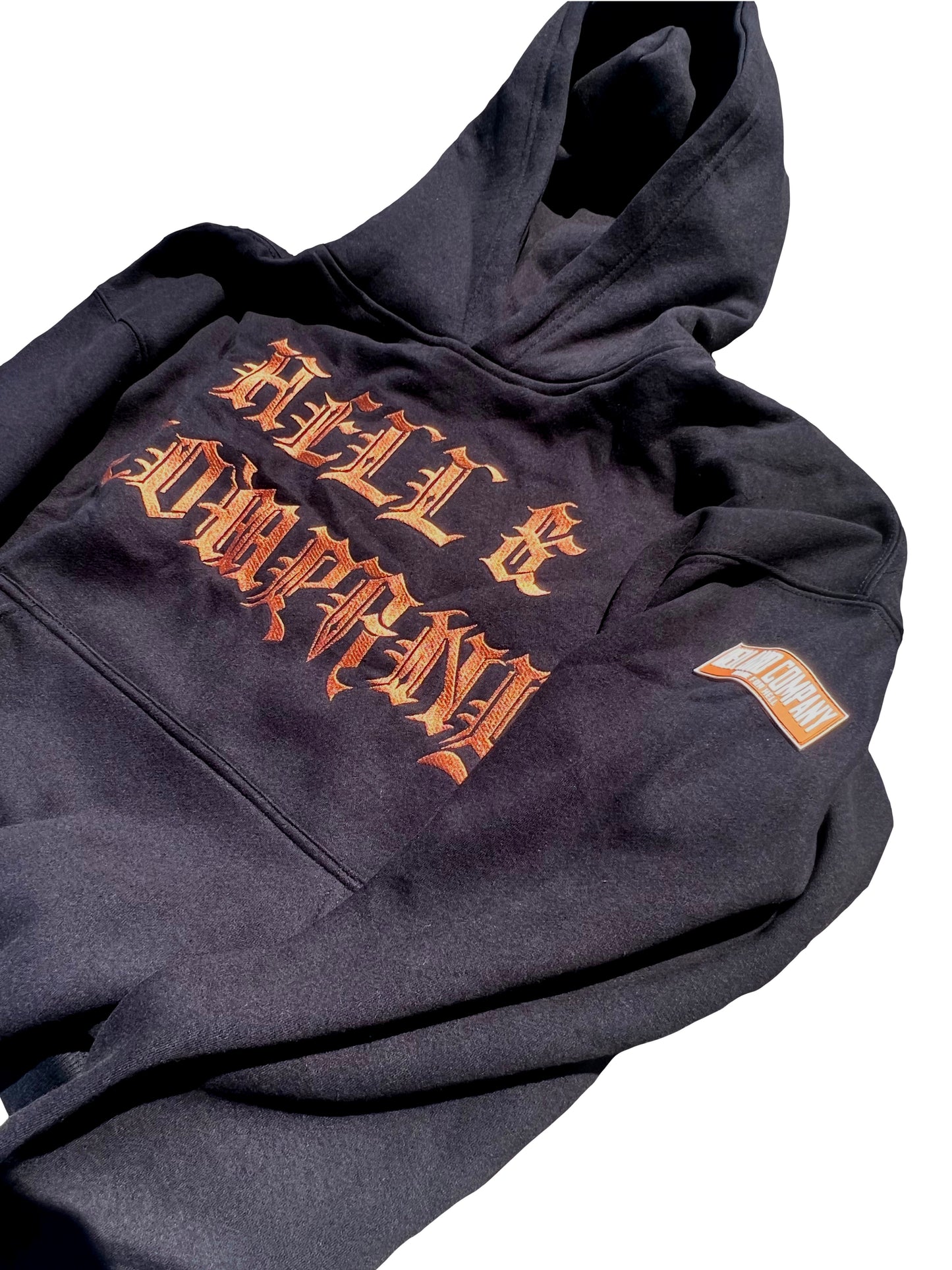 BLACK BRAINCASE LOW BODY PULLOVER