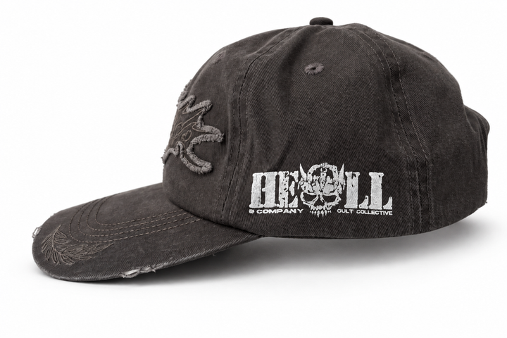 BURIAL GROUNDS DAD HAT TOMBSTONE