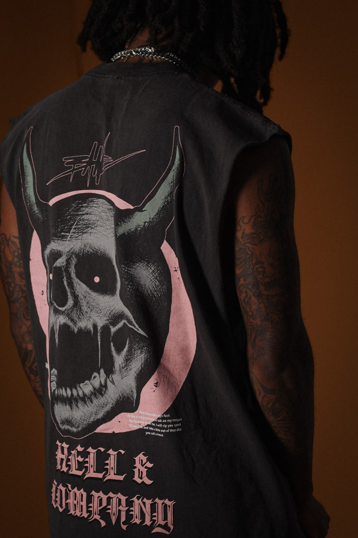 BRAINCASE GREYDAY MUSCLE TEE