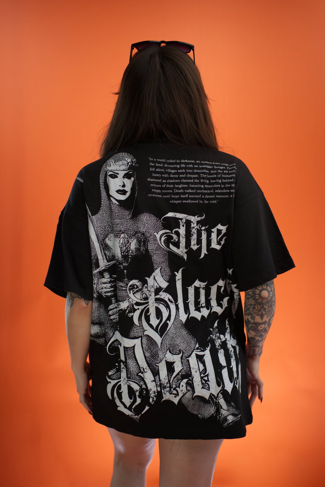 hell and company hell & co black death t shirt back girl
