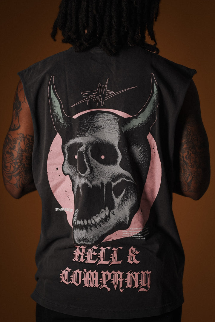 BRAINCASE GREYDAY MUSCLE TEE