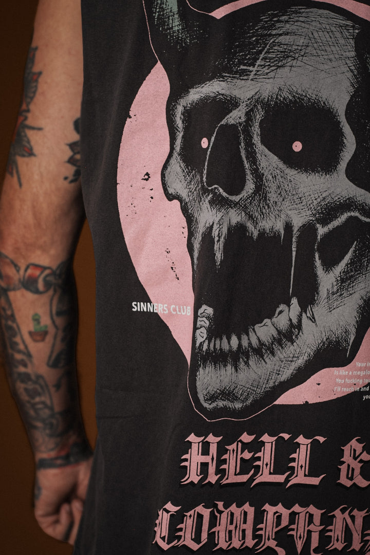 BRAINCASE GREYDAY MUSCLE TEE