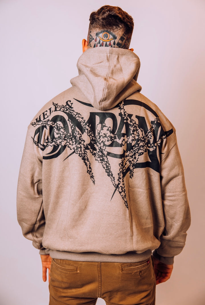 Hell&Co Oil Spill Hoodie (Tiger Grey)