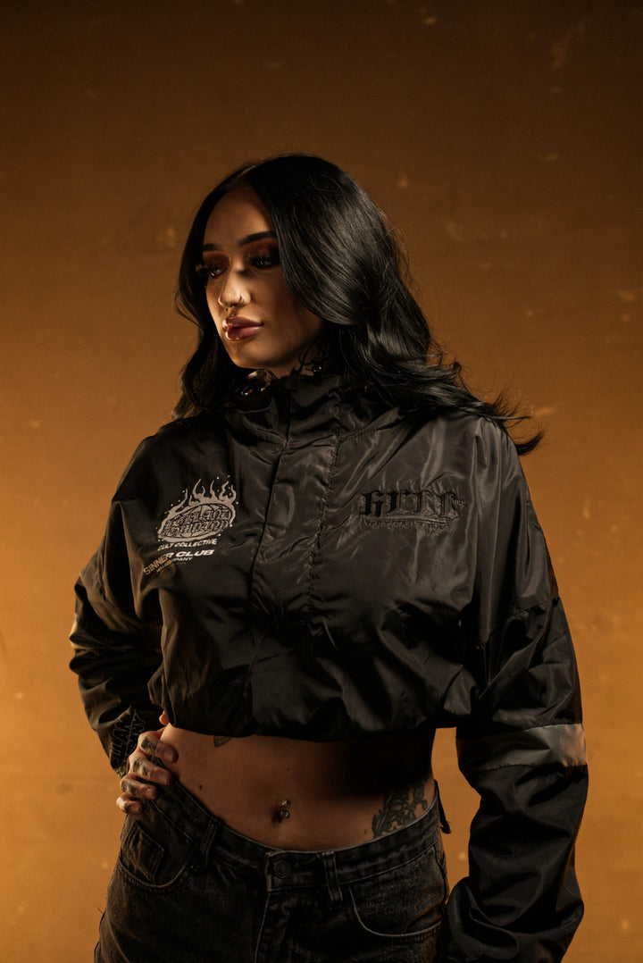 Death Warden Divison Jacket Women's Crop