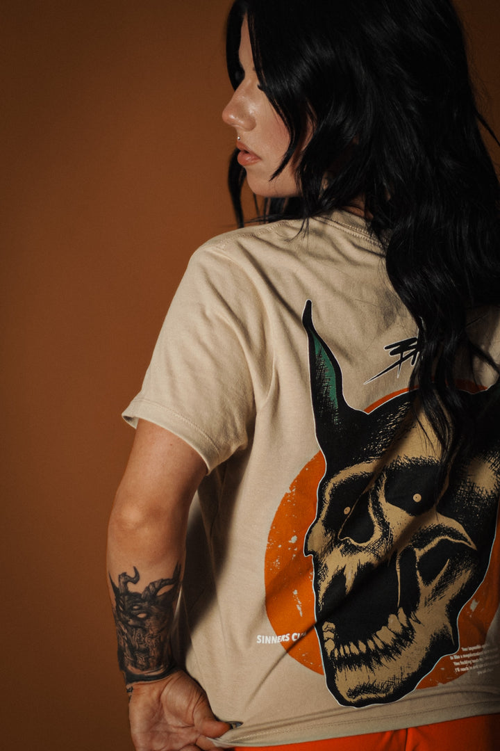 BRAINCASE CROP TEE