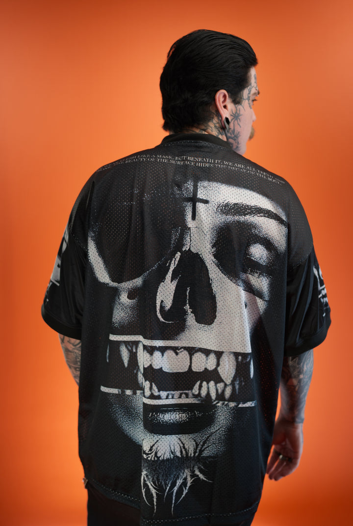 hell and company hell & co black fang jersey back 