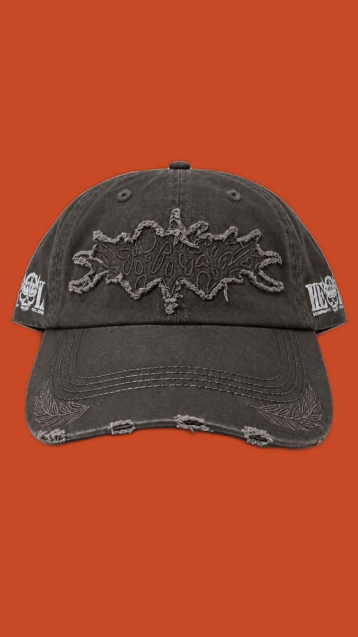 BURIAL GROUNDS DAD HAT TOMBSTONE
